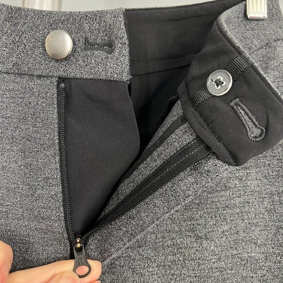 Lululemon City Trek Trouser in‎ Heathered Black Trouser Sweat Pant Sz 4 - Picture 13 of 15